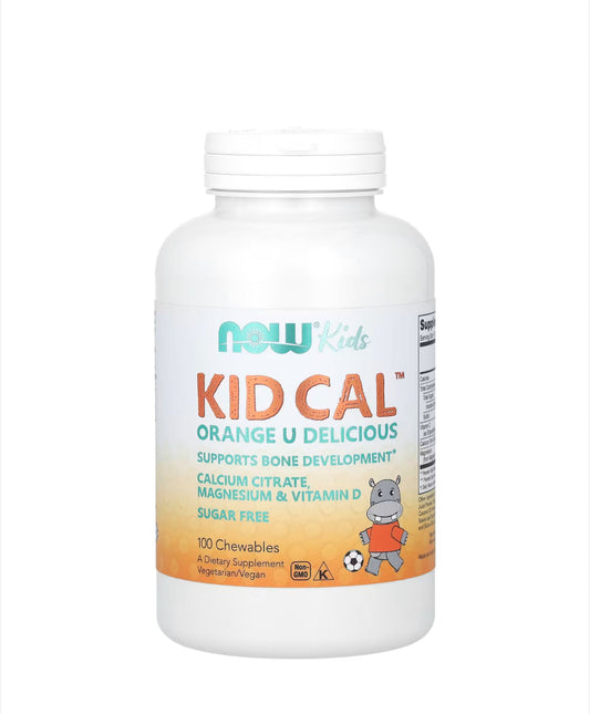 NOW KID CAL ORANGE, 100 CHEWABLES