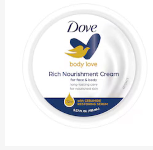 DOVE BODY LOVE NOURISHMENT CREAM