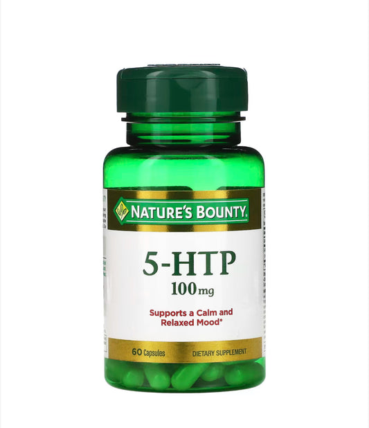 NATURE’S BOUNTY 5-HTP 100MG, 60 CAPSULES
