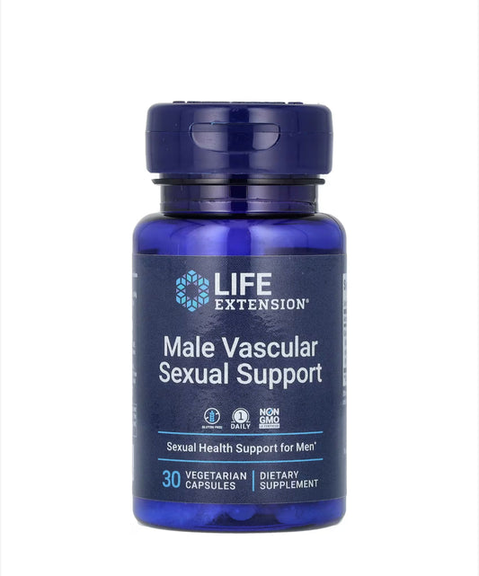 LIFE EXTENSION MALE VASCULAR SEXUAL SUPPORT
