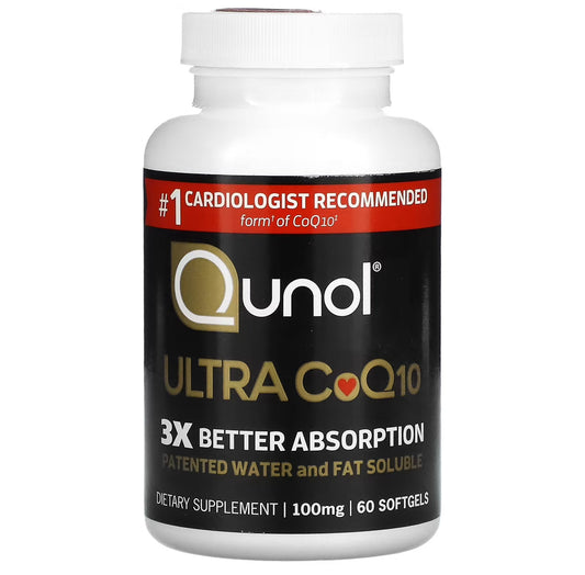 QUNOL ULTRA COQ10 100MG, 60 SOFTGELS