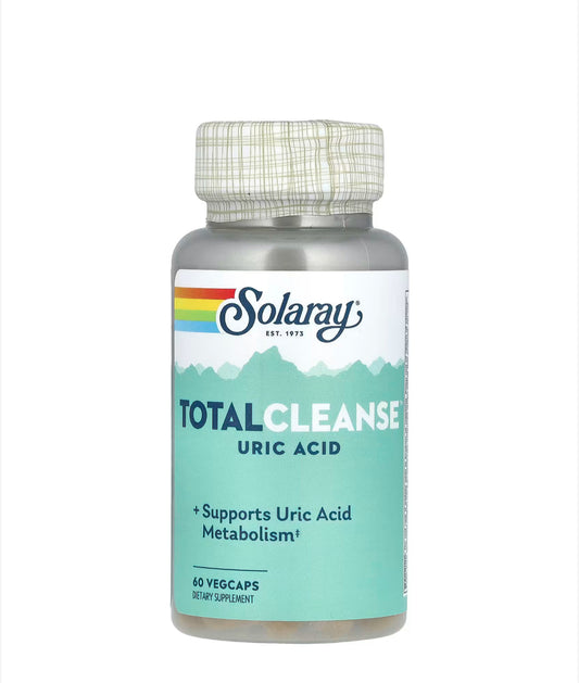 Pre-Order | Arrives in 5–10 Days – SOLARAY TOTAL CLEANSE URIC ACID, 60 VEGCAPS