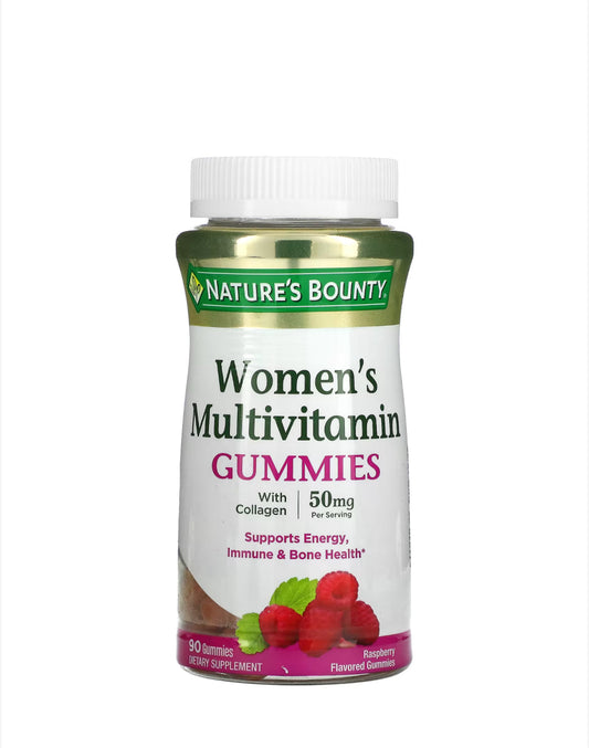 NATURE’S BOUNTY WOMEN’S MULTIVITAMIN GUMMIES, RASPBERRY