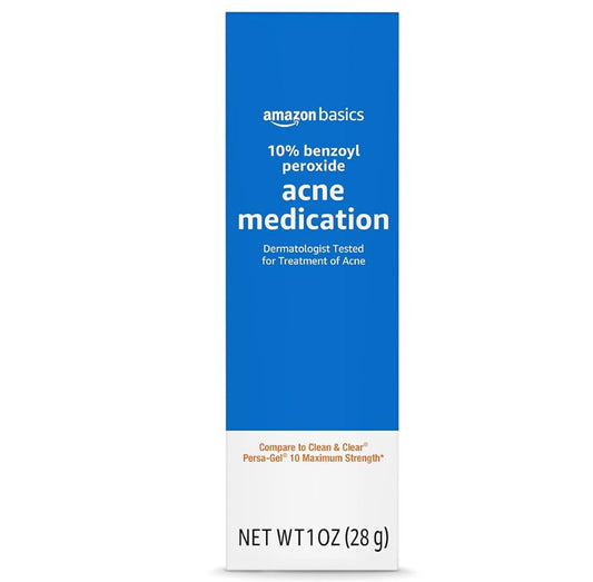 AMAZON BASICS 10% BENZOYL PEROXIDE ACNE MEDICATION