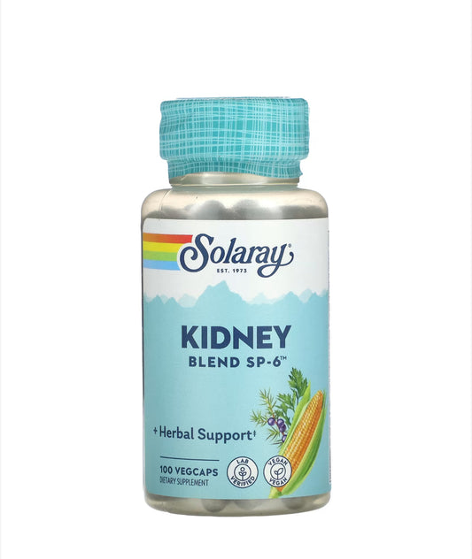 Pre-Order | Arrives in 5–10 Days – SOLARAY KIDNEY BLEND SP-6, 100 VEGCAPS