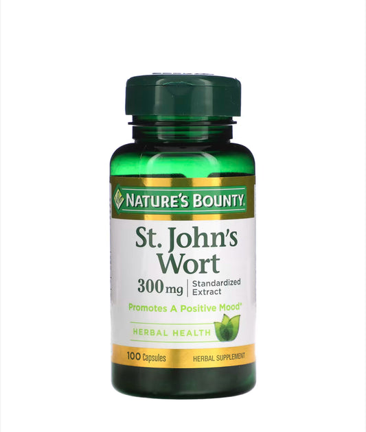 NATURE’S BOUNTY ST. JOHN’S WORT 300MG, 100 CAPSULES