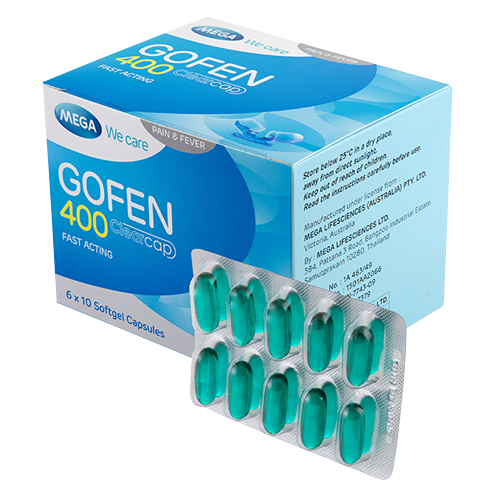 IBUPROFEN 400MG CAPSULES 60’S (GOFEN) - E-Pharmacy Ghana
