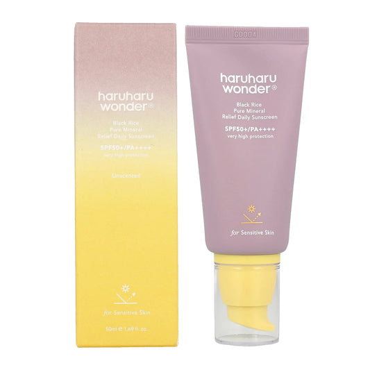 HARUHARU WONDER BLACK RICE PURE MINERAL RELIEF DAILY SUNSCREEN
