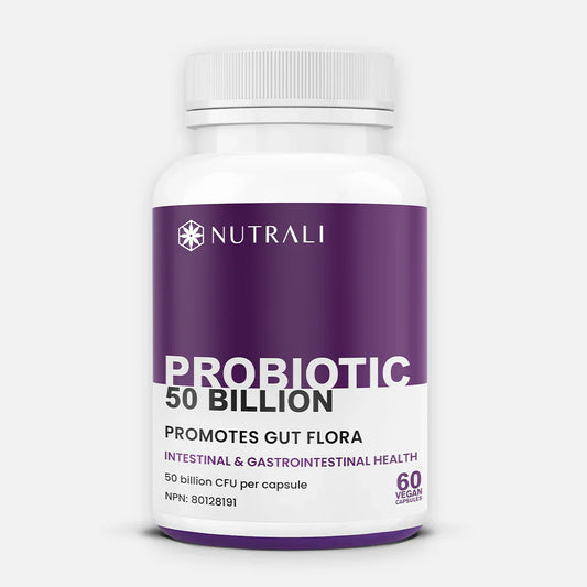 NUTRALI PROBIOTIC 50 BILLION, 60 VEGAN CAPSULES