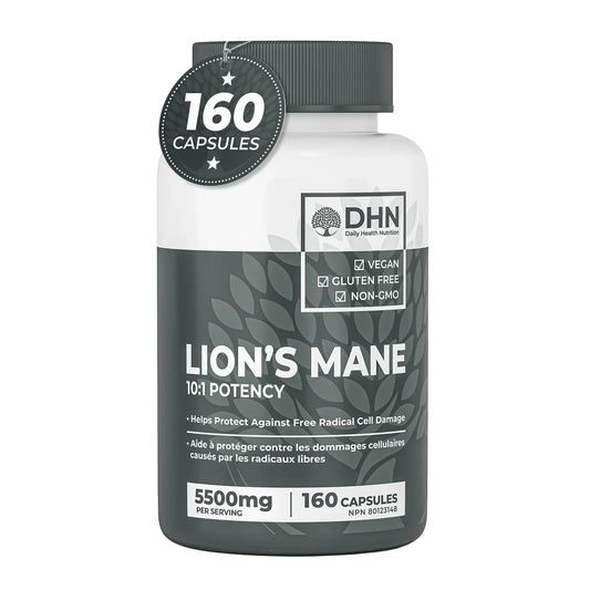 DHN LION’S MANE 5500MG, 160 CAPSULES
