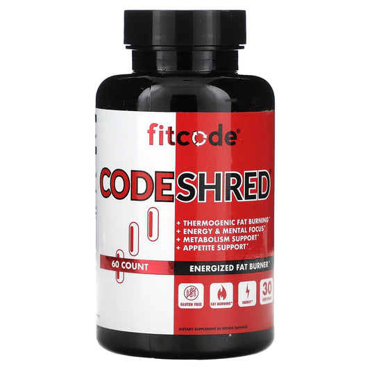 Pre-Order | Arrives in 5–10 Days – fitcode
CodeShred , 60 Veggie Capsules