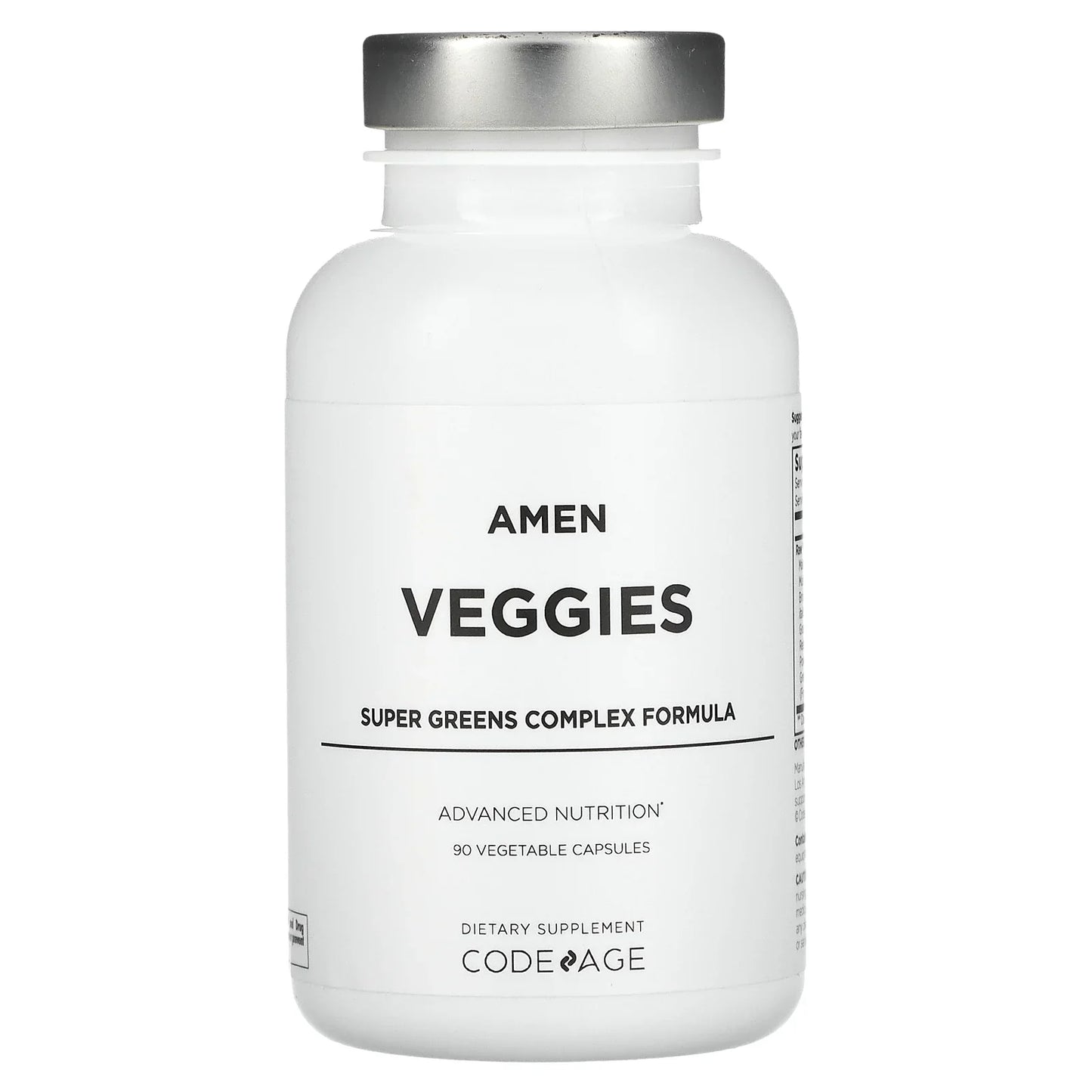 Codeage
Amen, Veggies, 90 Vegetable Capsules