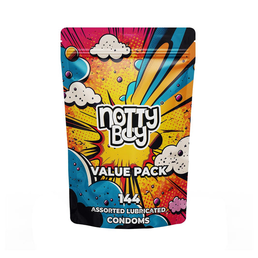 NOTTYBOY VALUE PACK ASSORTED LUBRICATED CONDOMS