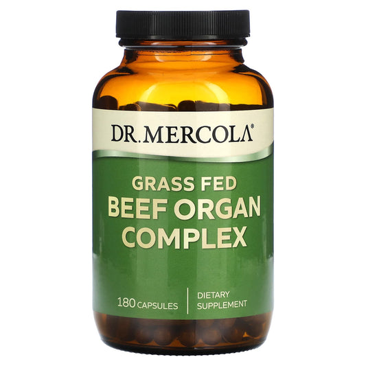 Pre-Order | Arrives in 5–10 Days – Dr. Mercola
Grass-Fed Beef Organ Complex, 180 Capsules