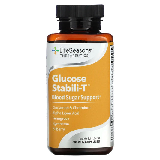 LifeSeasons
Glucose Stabili-T Blood Sugar Support, 90 Veg Capsules
