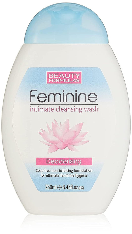 BEAUTY FORMULAS FEMININE INTIMATE CLEANSING WASH DEODORISING 250ML