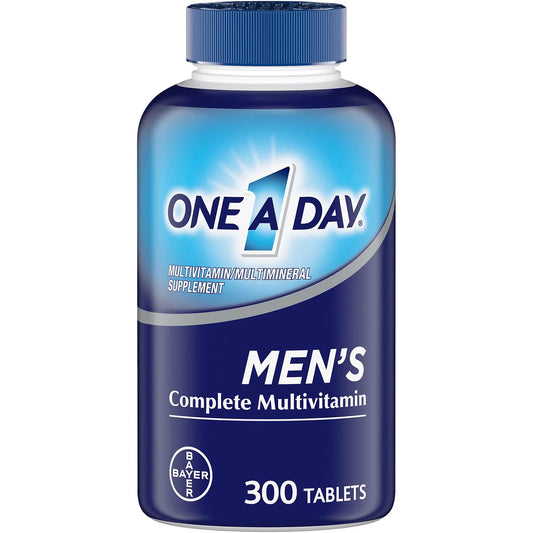 BAYER ONE A DAY MEN’S COMPLETE MULTIVITAMIN, 300 TABLETS