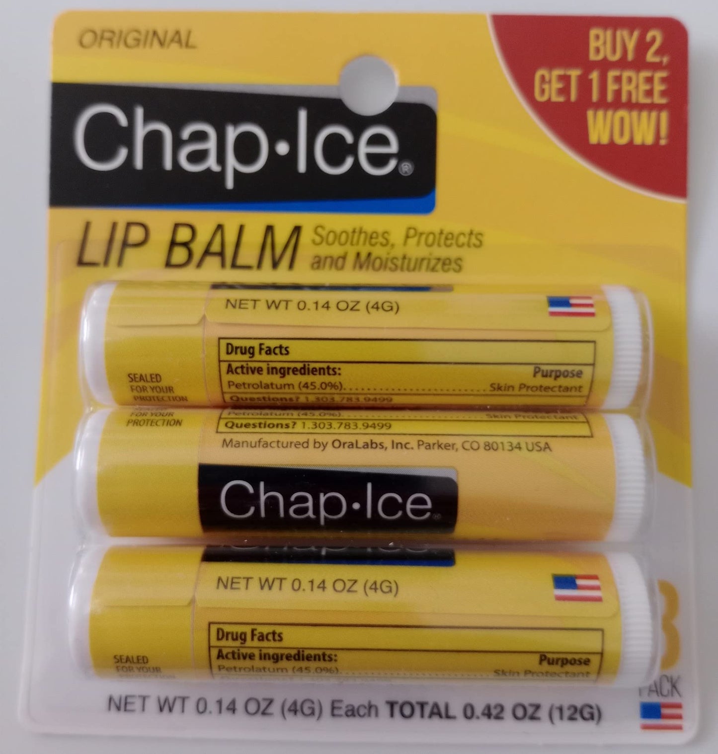 CHAP ICE ORIGINAL LIP BALM 12G