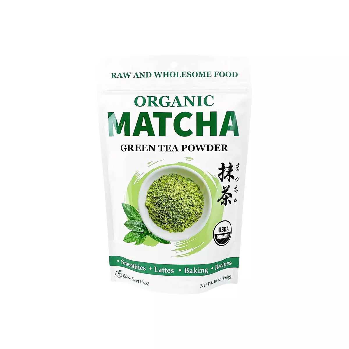 CHERIE SWEET HEART ORGANIC MATCHA POWDER