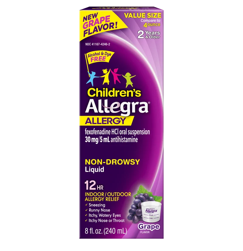CHILDREN’S ALLEGRA ALLERGY LIQUID 120ML