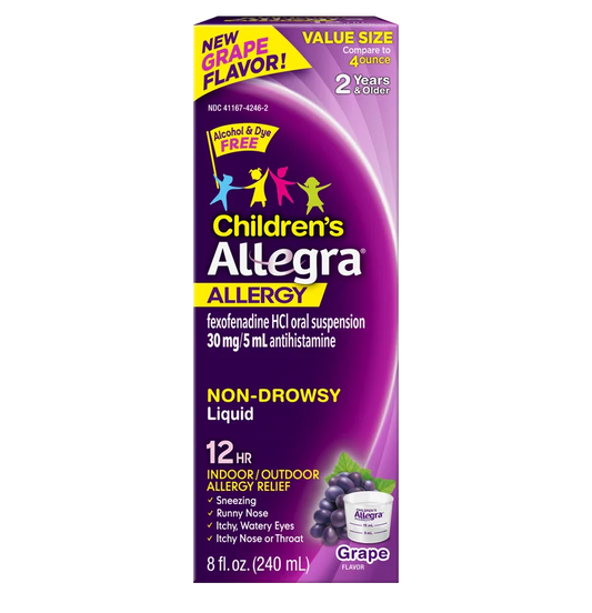 CHILDREN’S ALLEGRA ALLERGY LIQUID 120ML