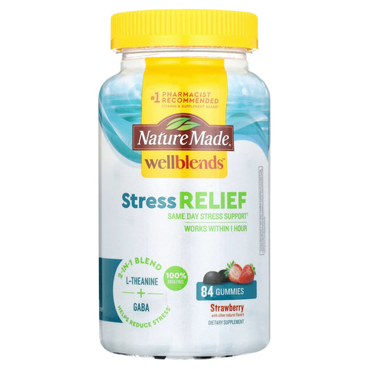 NATURE MADE WELLBLENDS STRESS RELIEF, 84 GUMMIES