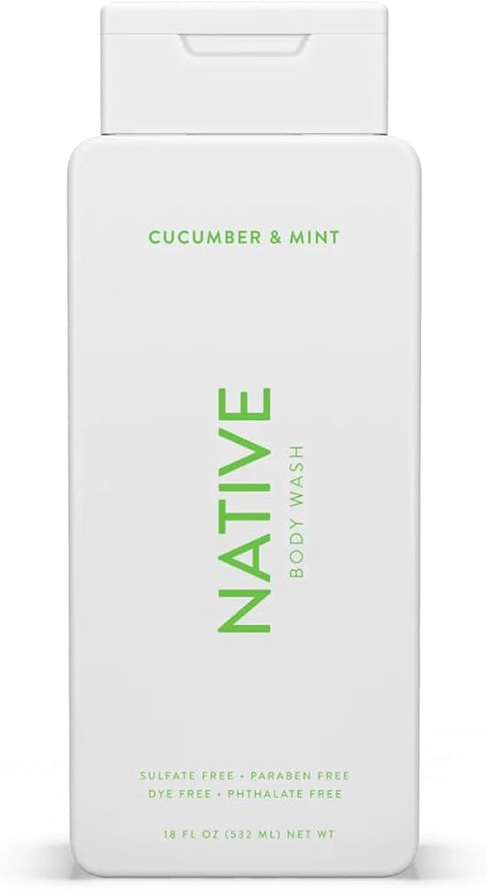 NATIVE BODY WASH CUCUMBER & MINT