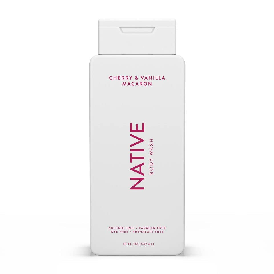 NATIVE BODY WASH CHERRY & VANILLA MACARON