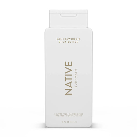 NATIVE BODY WASH SANDALWOOD & SHEA BUTTER