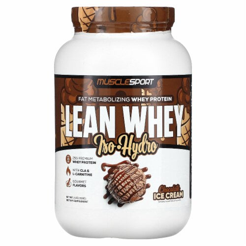 MUSCLE SPORT LEAN WHEY CHOCOLATE ICE CREAM
