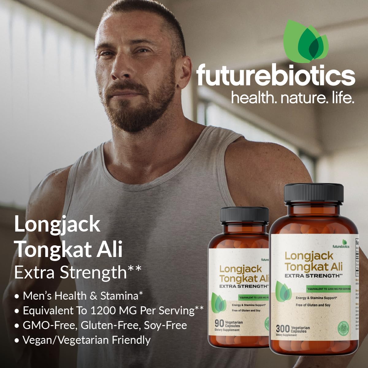 FUTUREBIOTICS LONGJACK TONGKAT ALI EXTRA STRENGTH, 90 CAPSULES