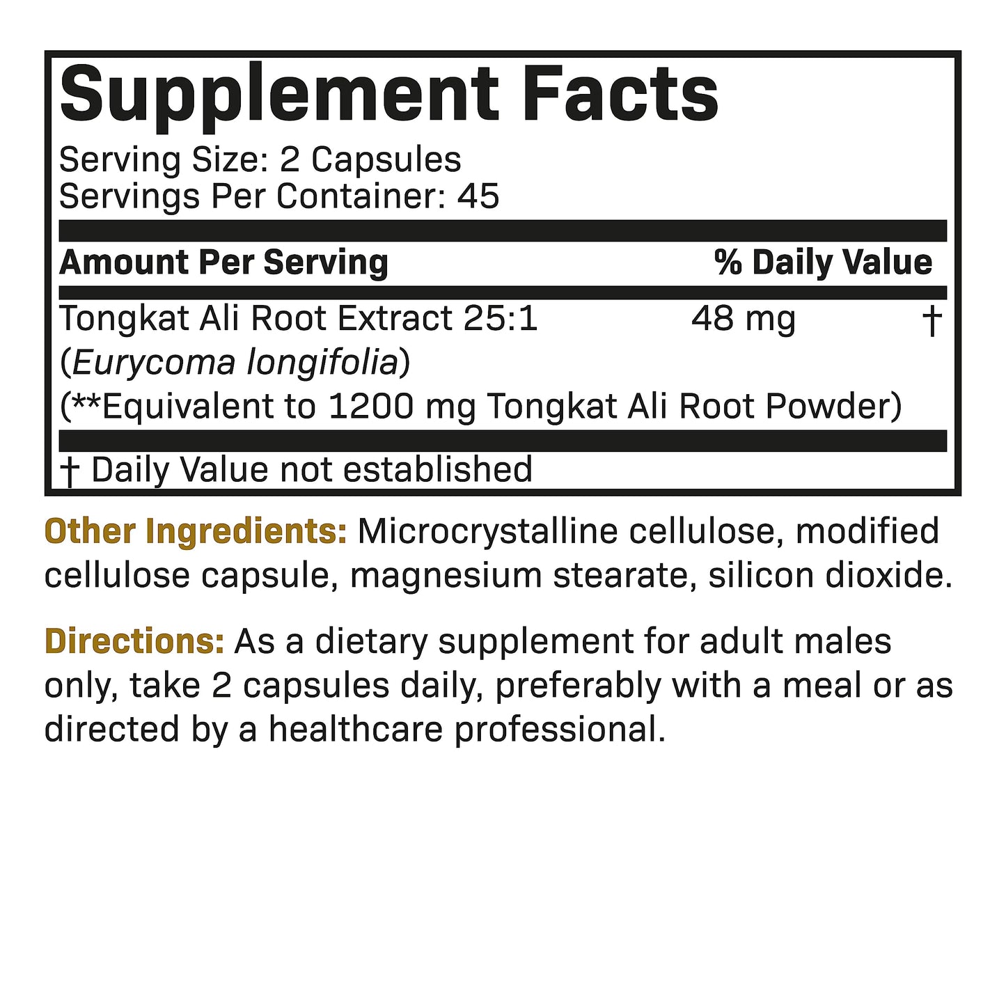 FUTUREBIOTICS LONGJACK TONGKAT ALI EXTRA STRENGTH, 90 CAPSULES