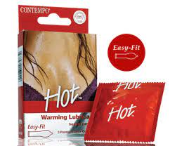 CONTEMPO HOT 3 CONDOMS - E-Pharmacy Ghana
