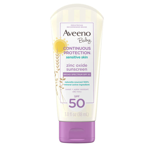 AVEENO BABY CONTINUOUS PROTECTION SUNSCREEN SPF 50