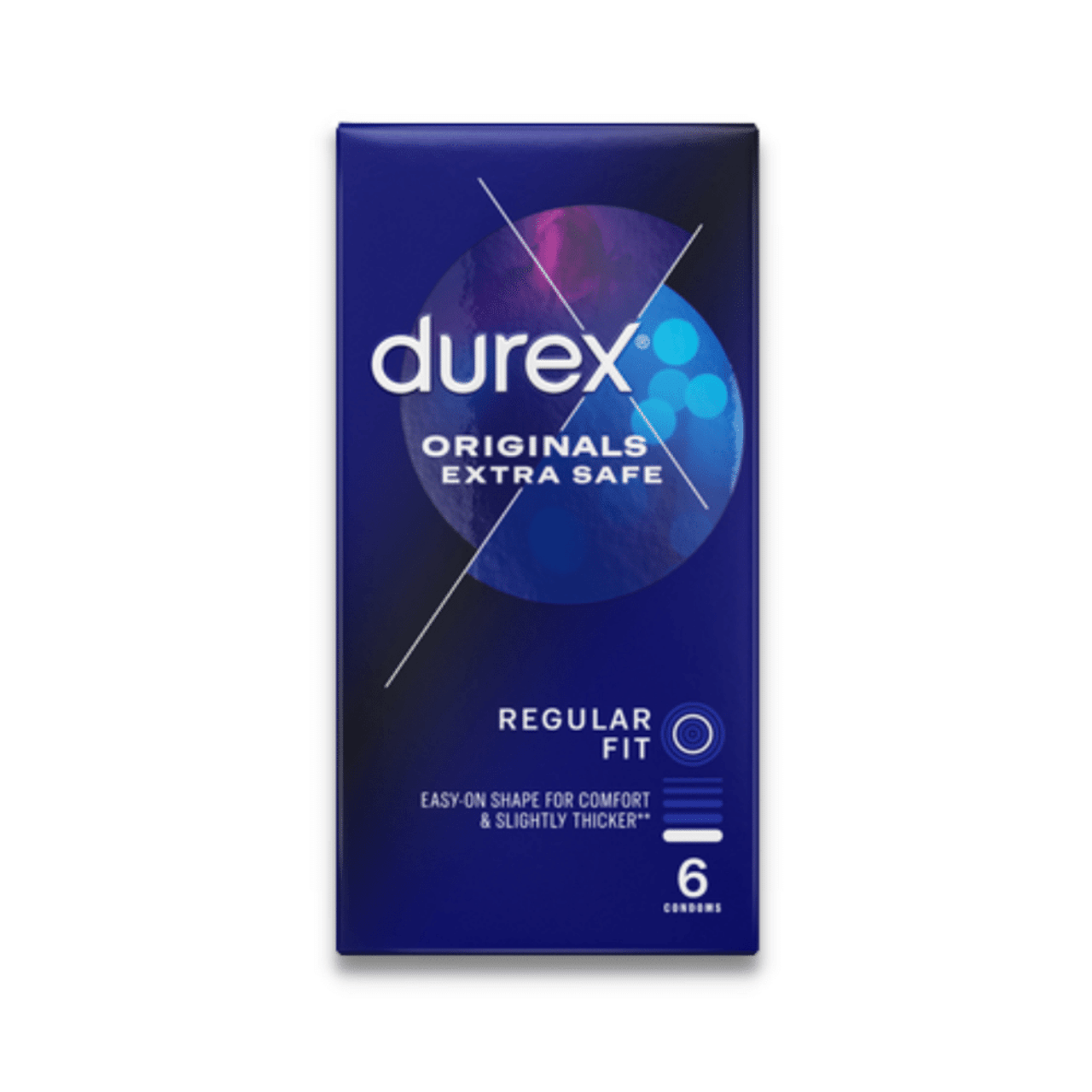 DUREX ORIGINAL EXTRA SAFE, 6 CONDOMS