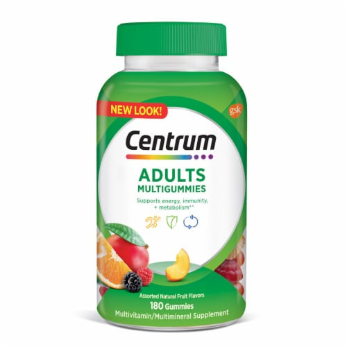CENTRUM ADULTS MULTIGUMMIES, 180 GUMMIES