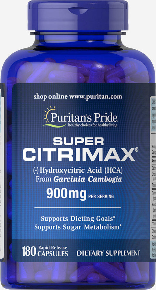 PURITAN’S PRIDE SUPER CITRIMAX 900MG, 180 CAPSULES