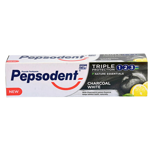 PEPSODENT TRIPLE PROTECTION CHARCOAL WHITE