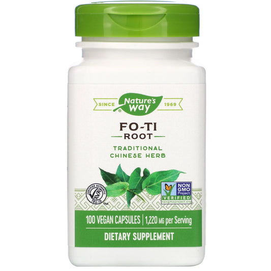 NATURE’S WAY FO-TI ROOT, 100 VEGAN CAPSULES