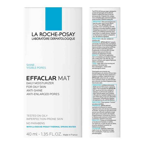 LA ROCHE-POSAY EFFACLAR MAT DAILY MOISTURIZER FOR OILY SKIN