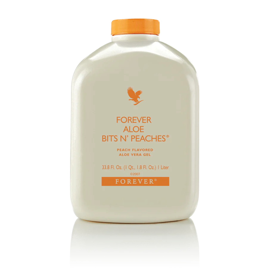 FOREVER ALOE BITS N’ PEACHES, 1 LITER