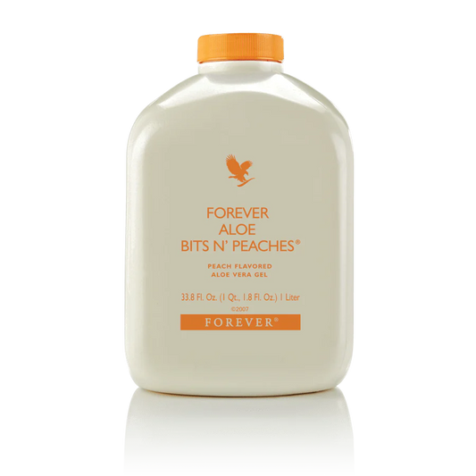 FOREVER ALOE BITS N’ PEACHES, 1 LITER