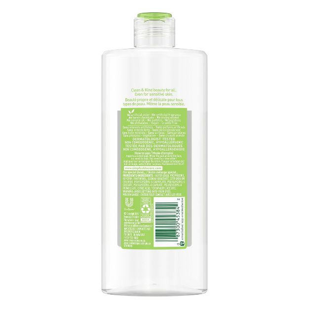 SIMPLE CLEANSING MICELLAR WATER