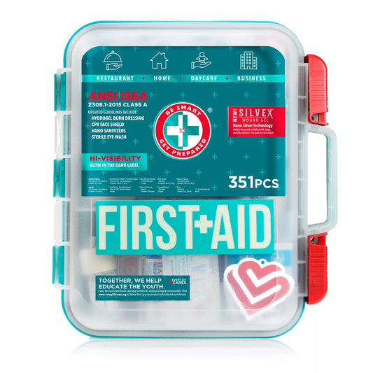 BE SMART GET PREPARED FIRST AID KIT, 351 PCS