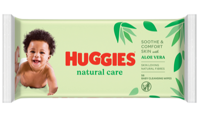 HUGGIES NATURAL CARE ALOE VERA WIPES (56 PIECE)