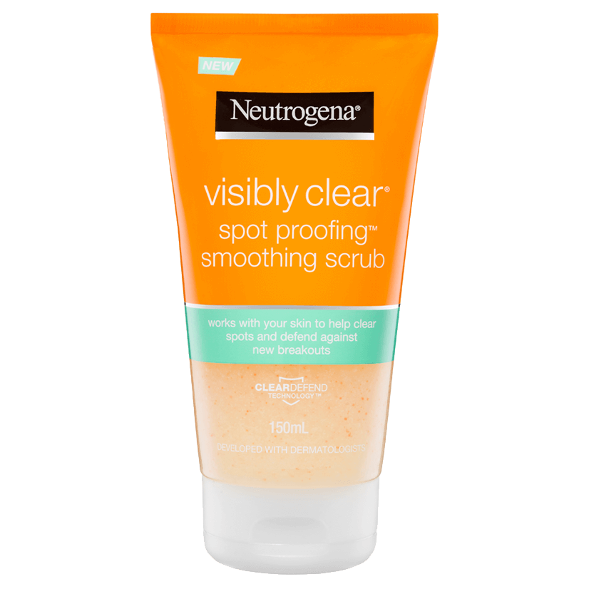 NEUTROGENA VISIBLY CLEAR SPOT PROOFING SMOOTHING SCRUB - E-Pharmacy Ghana