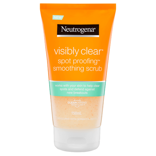 NEUTROGENA VISIBLY CLEAR SPOT PROOFING SMOOTHING SCRUB - E-Pharmacy Ghana