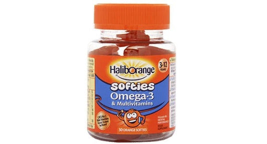 HALIBORANGE SOFTIES OMEGA-3 & MULTIVITAMINS