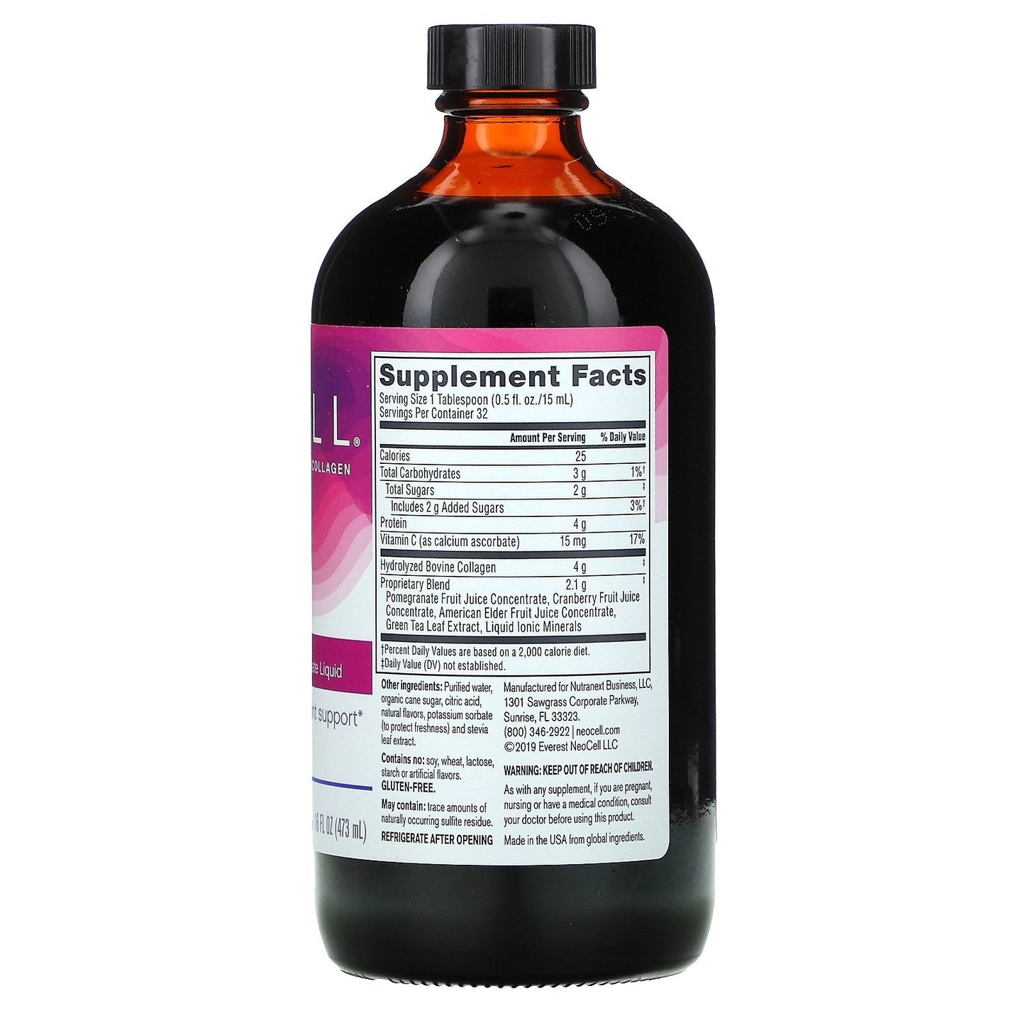 NEOCELL - COLLAGEN + C POMEGRANATE LIQUID - E-Pharmacy Ghana