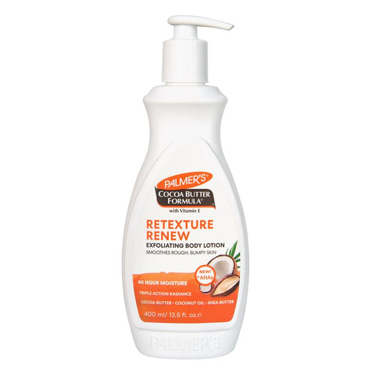 PALMER’S RETEXTURE RENEW EXFOLIATING BODY LOTION 400ML